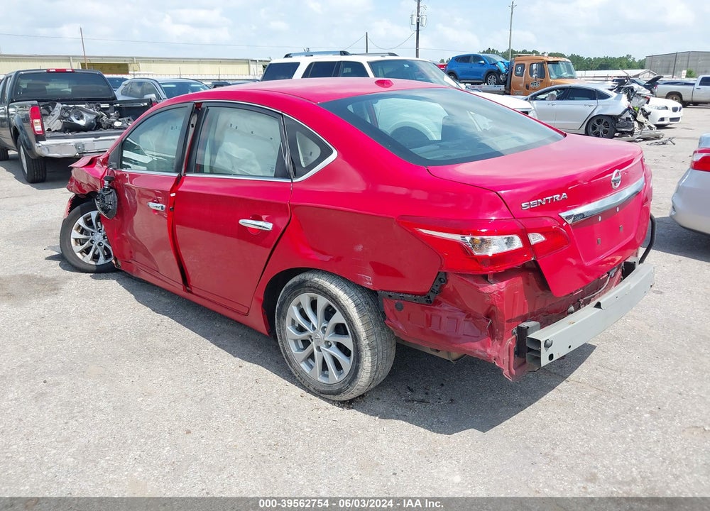 2019 NISSAN SENTRA SV VIN: 3N1AB7APXKY301681