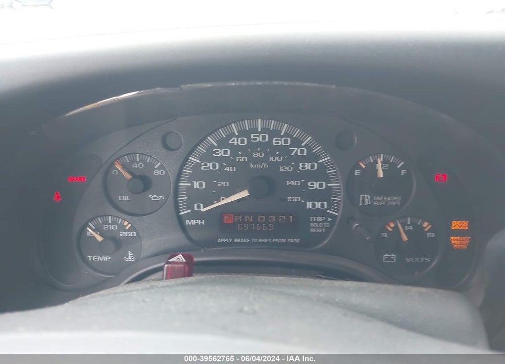 2002 CHEVROLET EXPRESS VIN: 1GAHG39R421235962