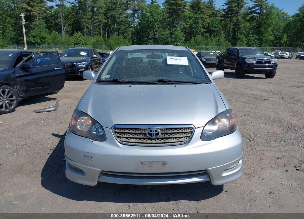 2008 TOYOTA COROLLA S VIN: 2T1BR32EX8C926125