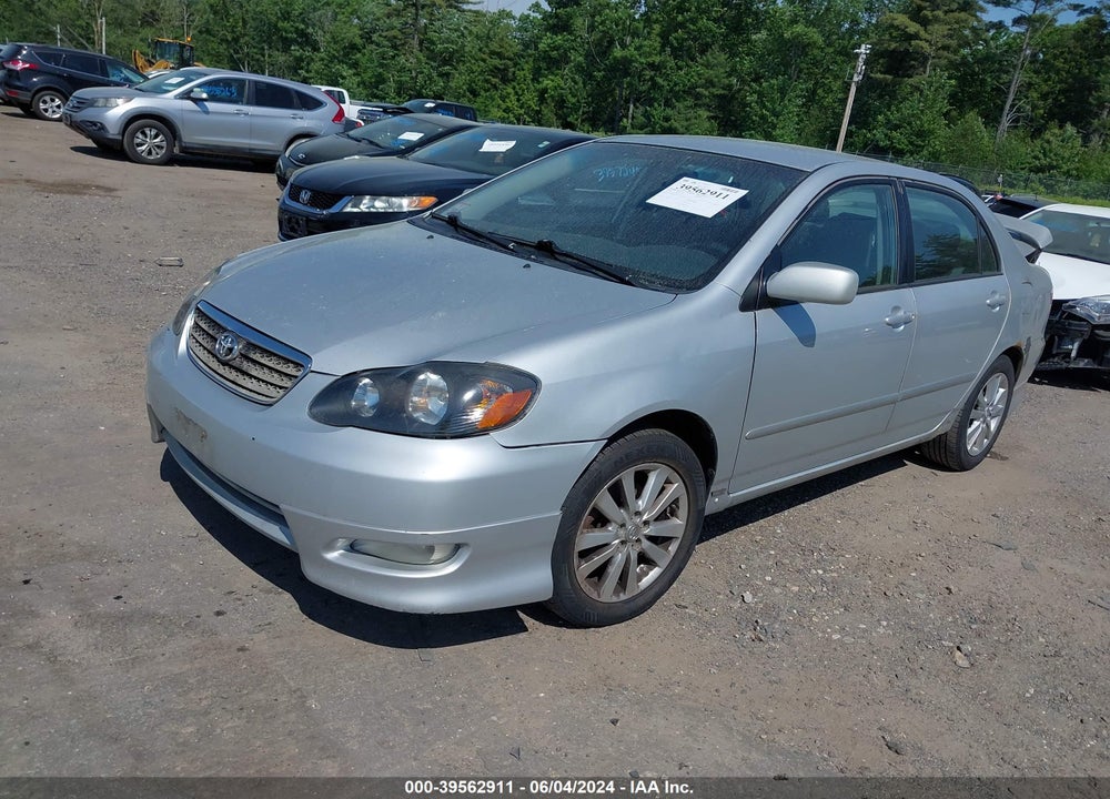 2008 TOYOTA COROLLA S VIN: 2T1BR32EX8C926125