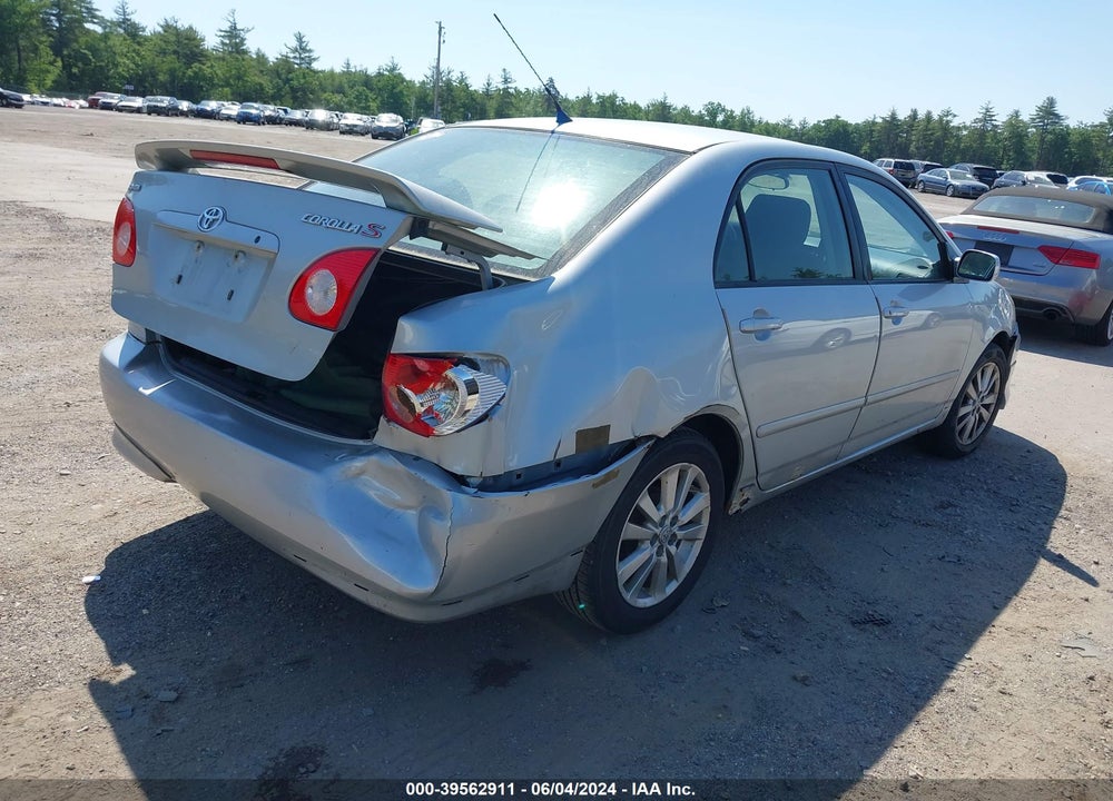 2008 TOYOTA COROLLA S VIN: 2T1BR32EX8C926125