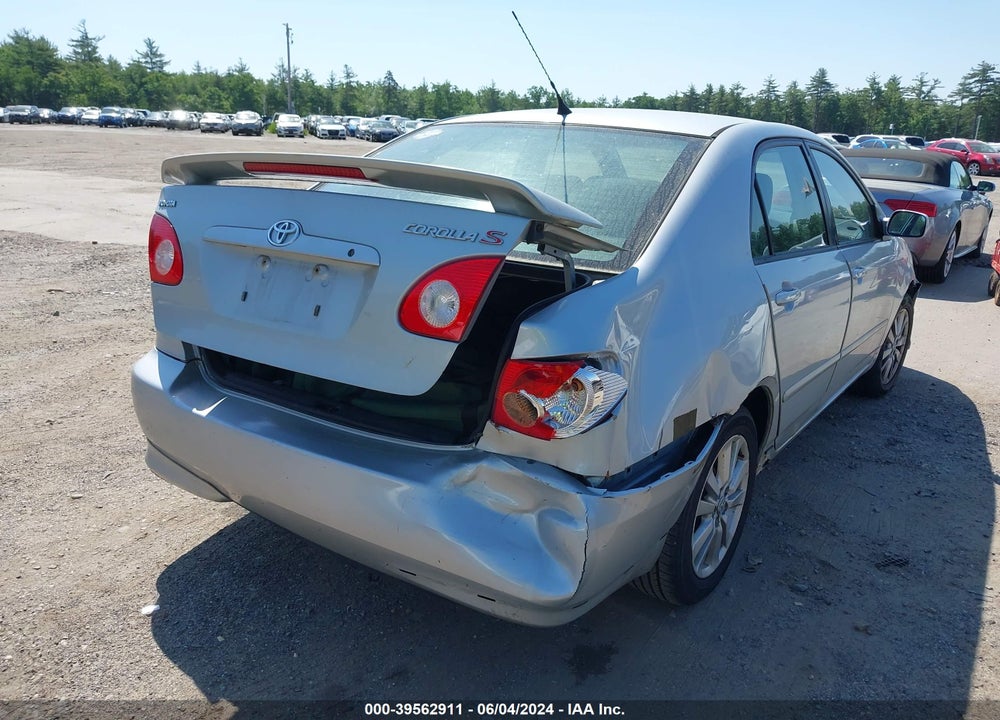 2008 TOYOTA COROLLA S VIN: 2T1BR32EX8C926125