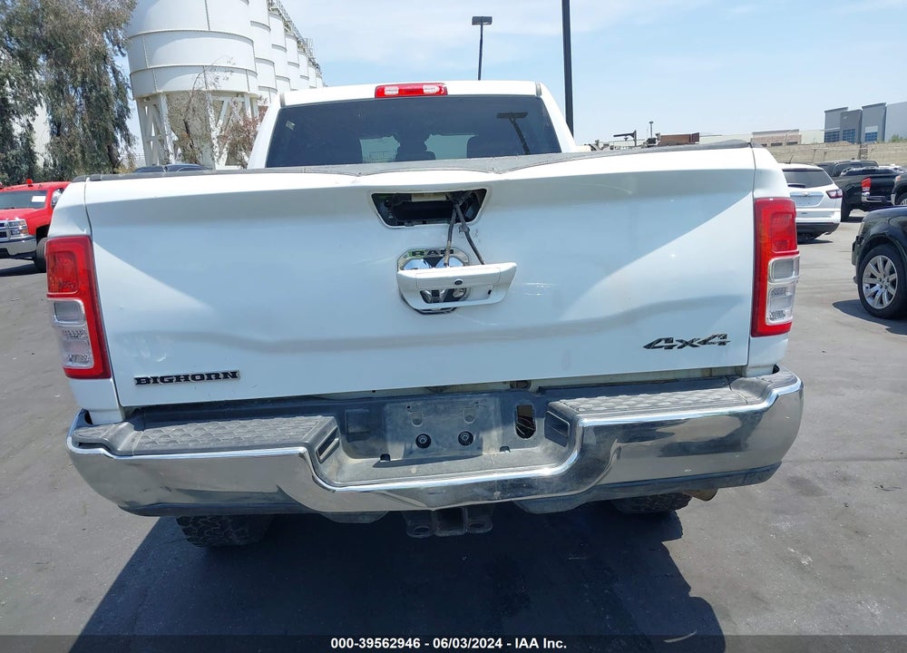 2022 RAM 2500 BIG HORN 4X4 6'4 BOX VIN: 3C6UR5DJ2NG137300