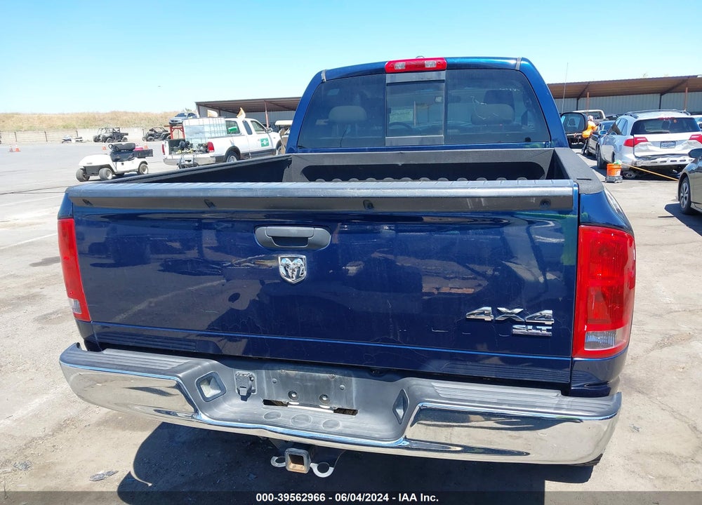 2006 DODGE RAM 1500 SLT/TRX4 OFF ROAD/SPORT VIN: 1D7HU18296S512779