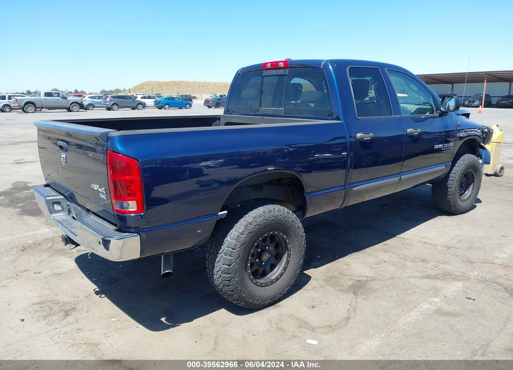 2006 DODGE RAM 1500 SLT/TRX4 OFF ROAD/SPORT VIN: 1D7HU18296S512779