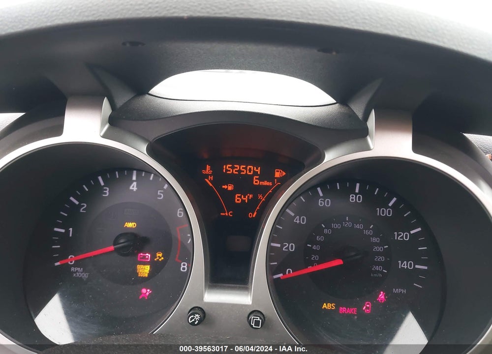2015 NISSAN JUKE SL VIN: JN8AF5MV6FT557061