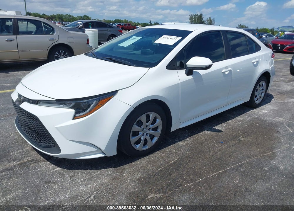 2020 TOYOTA COROLLA LE VIN: 5YFEPRAE4LP072880