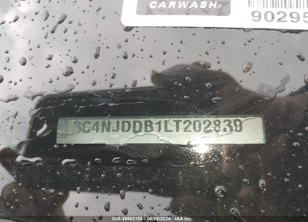 2020 JEEP COMPASS TRAILHAWK 4X4 VIN: 3C4NJDDB1LT202830