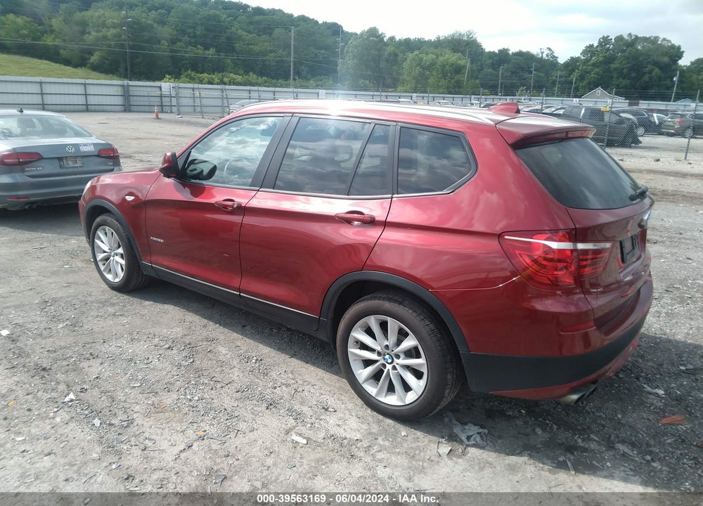 2014 BMW X3 XDRIVE28I VIN: 5UXWX9C54E0D25650