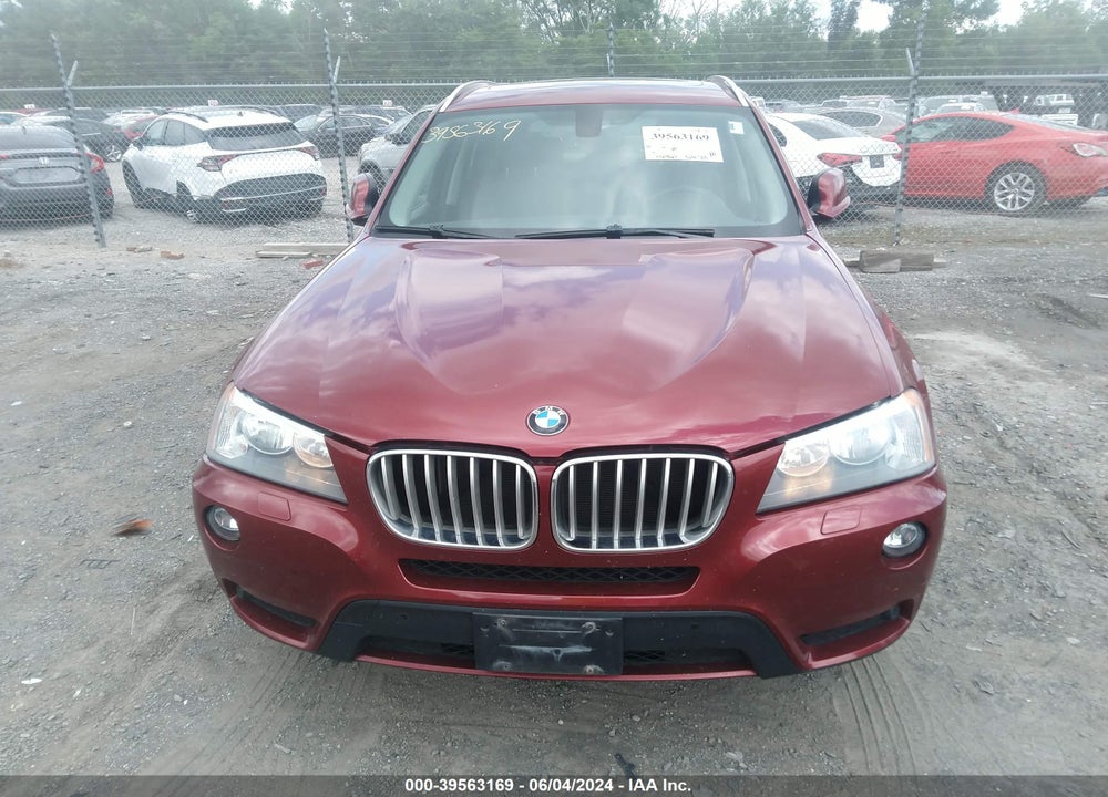 2014 BMW X3 XDRIVE28I VIN: 5UXWX9C54E0D25650