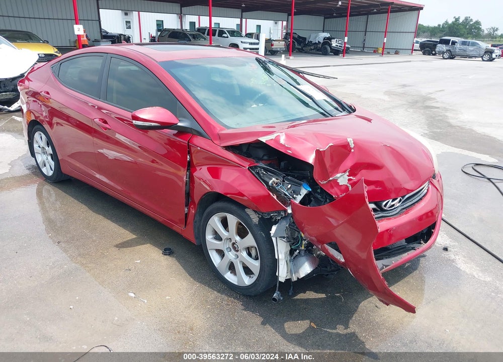 2013 HYUNDAI ELANTRA LIMITED VIN: KMHDH4AE6DU567321