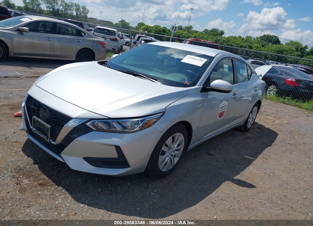 2022 NISSAN SENTRA S XTRONIC CVT VIN: 3N1AB8BV1NY293221