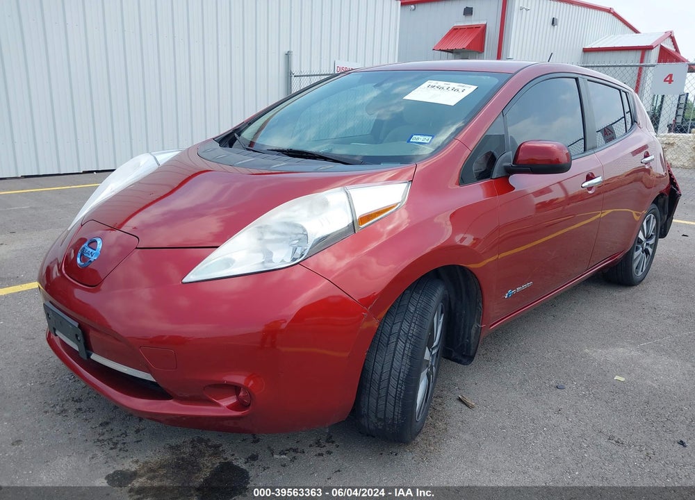 2015 NISSAN LEAF SV VIN: 1N4AZ0CP0FC313534