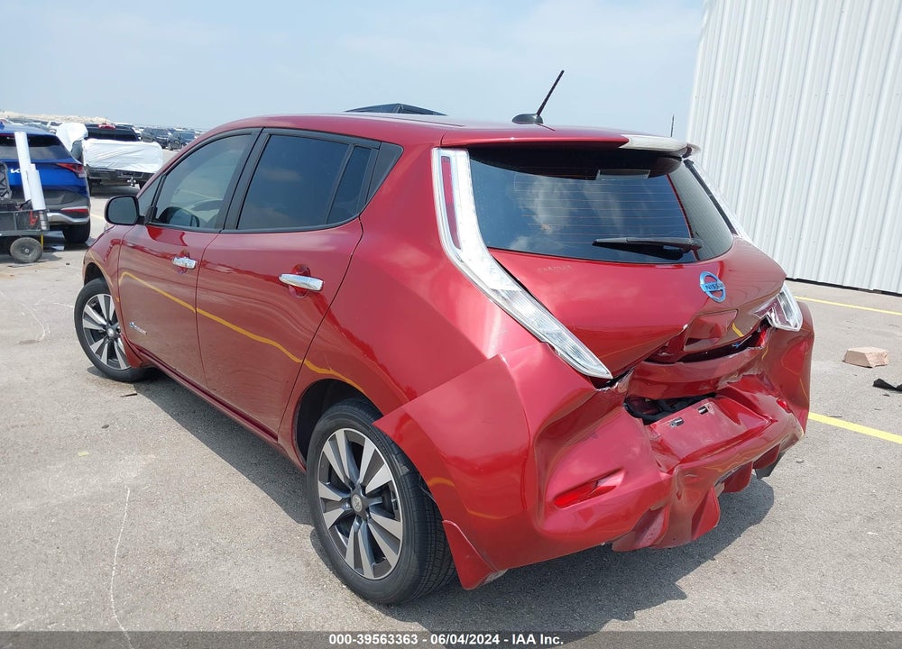 2015 NISSAN LEAF SV VIN: 1N4AZ0CP0FC313534
