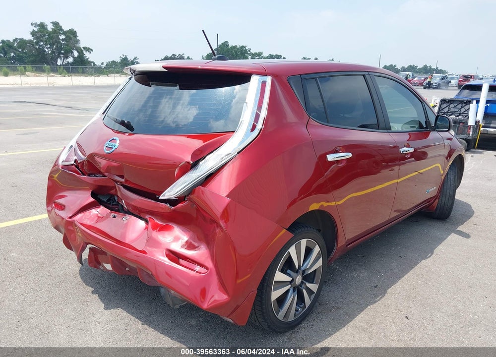 2015 NISSAN LEAF SV VIN: 1N4AZ0CP0FC313534