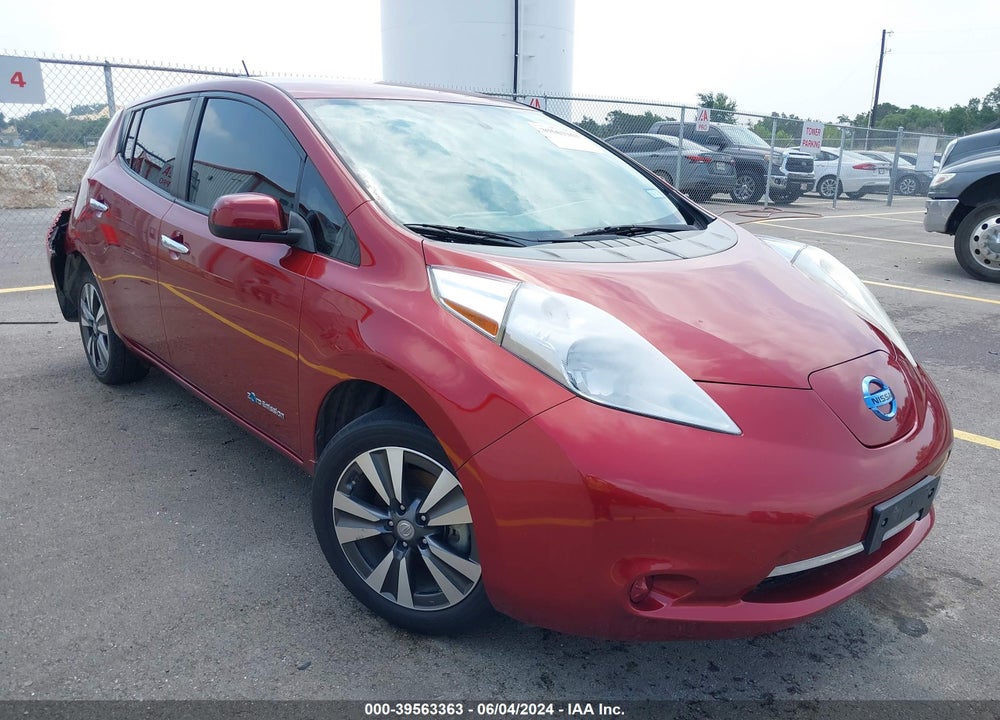 2015 NISSAN LEAF SV VIN: 1N4AZ0CP0FC313534