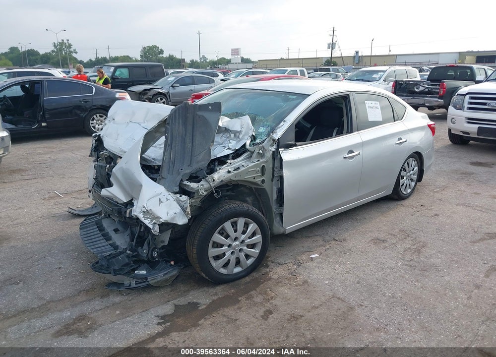 2017 NISSAN SENTRA SV VIN: 3N1AB7AP5HY355012