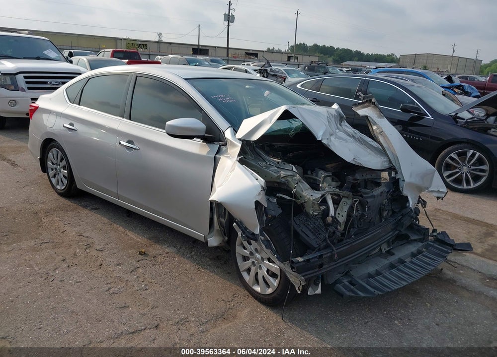 2017 NISSAN SENTRA SV VIN: 3N1AB7AP5HY355012