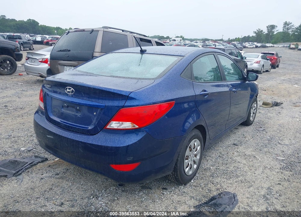 2017 HYUNDAI ACCENT SE VIN: KMHCT4AE7HU289965
