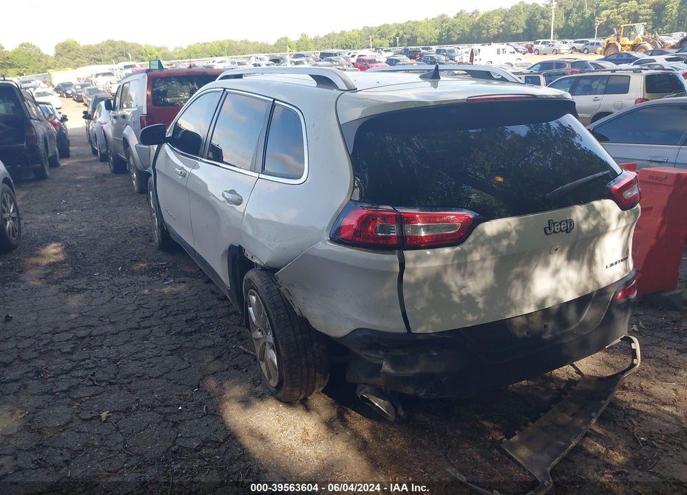 2015 JEEP CHEROKEE LIMITED VIN: 1C4PJLDS3FW762026