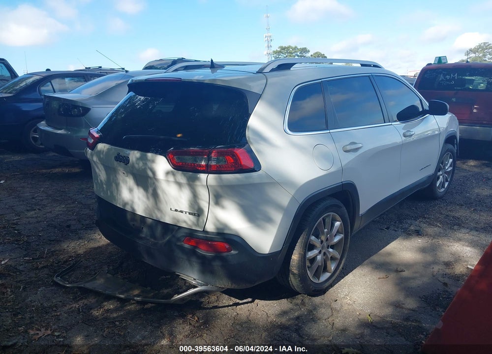 2015 JEEP CHEROKEE LIMITED VIN: 1C4PJLDS3FW762026