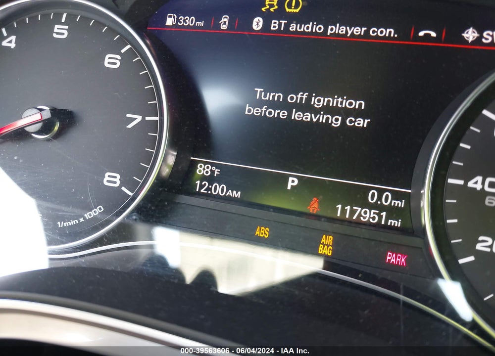 2016 AUDI A6 2.0T PREMIUM VIN: WAUCFAFC4GN113222
