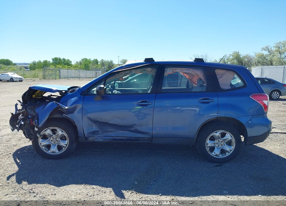 2015 SUBARU FORESTER 2.5I VIN: JF2SJAAC8FH821802