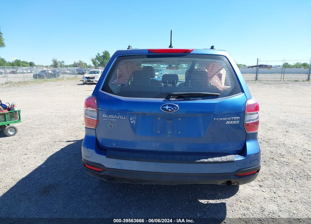 2015 SUBARU FORESTER 2.5I VIN: JF2SJAAC8FH821802