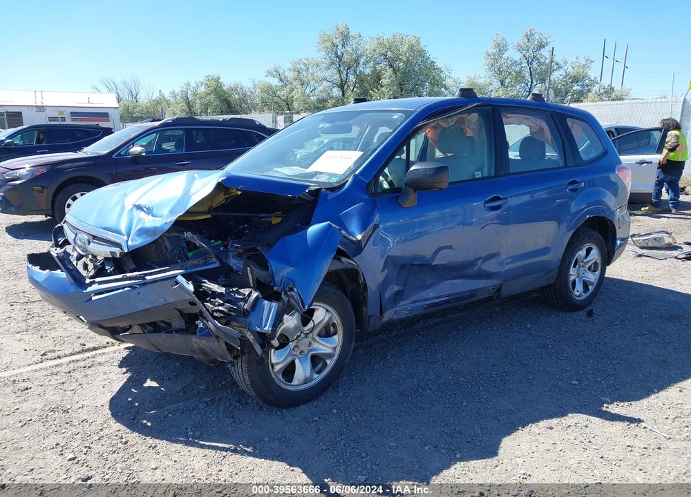 2015 SUBARU FORESTER 2.5I VIN: JF2SJAAC8FH821802
