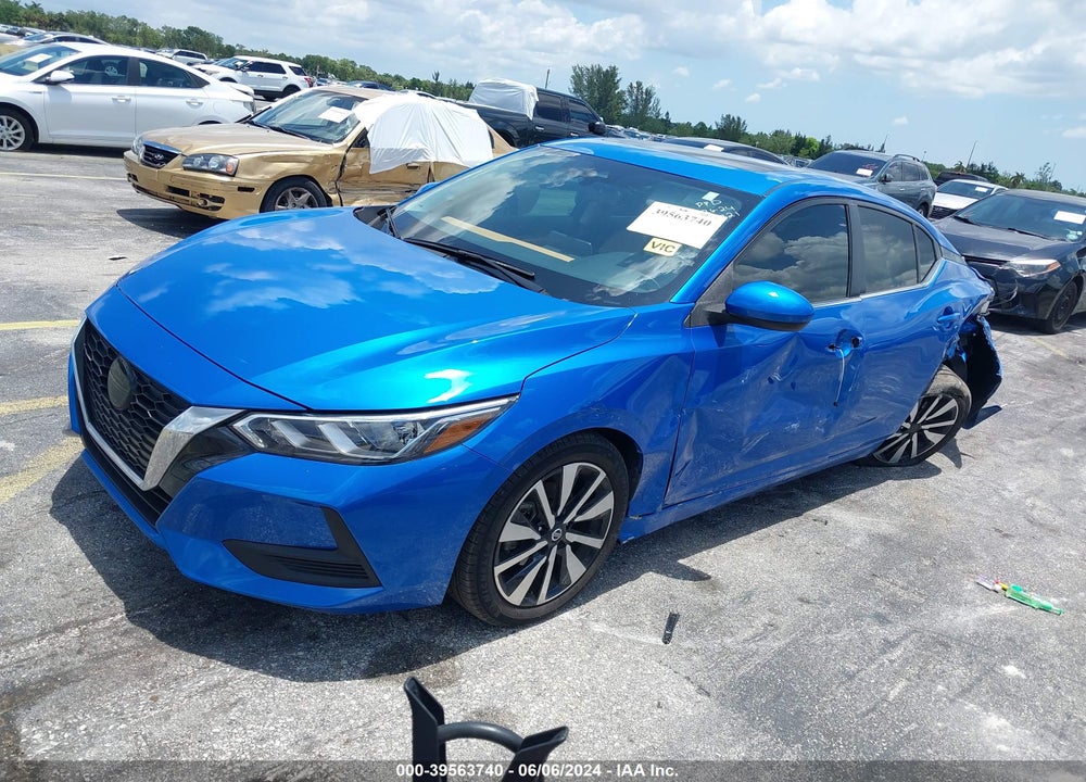 2022 NISSAN SENTRA SV XTRONIC CVT VIN: 3N1AB8CV8NY258321