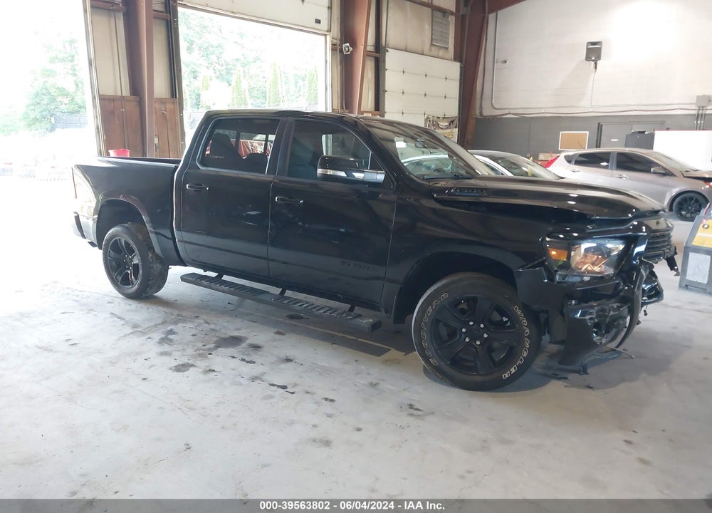 2021 RAM 1500 BIG HORN 4X4 5'7 BOX VIN: 1C6RRFFG9MN723320