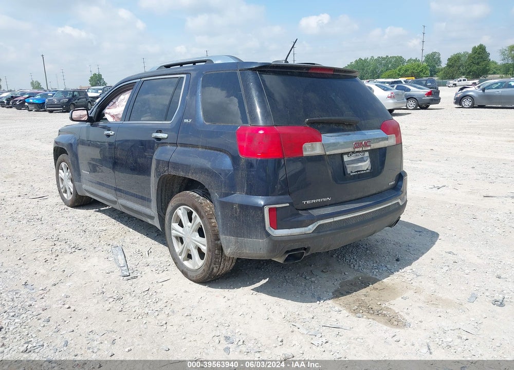 2016 GMC TERRAIN SLT VIN: 2GKFLUE31G6193129