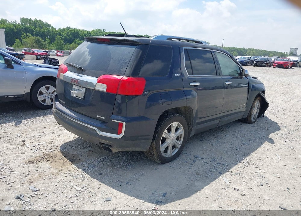 2016 GMC TERRAIN SLT VIN: 2GKFLUE31G6193129