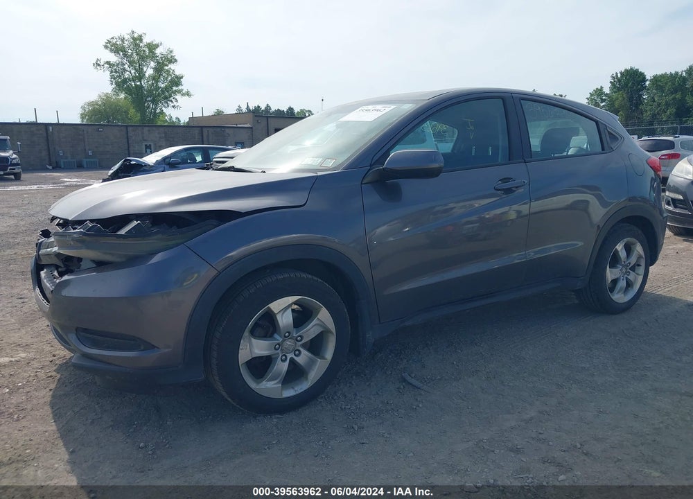 2016 HONDA HR-V LX VIN: 3CZRU6H3XGM744798