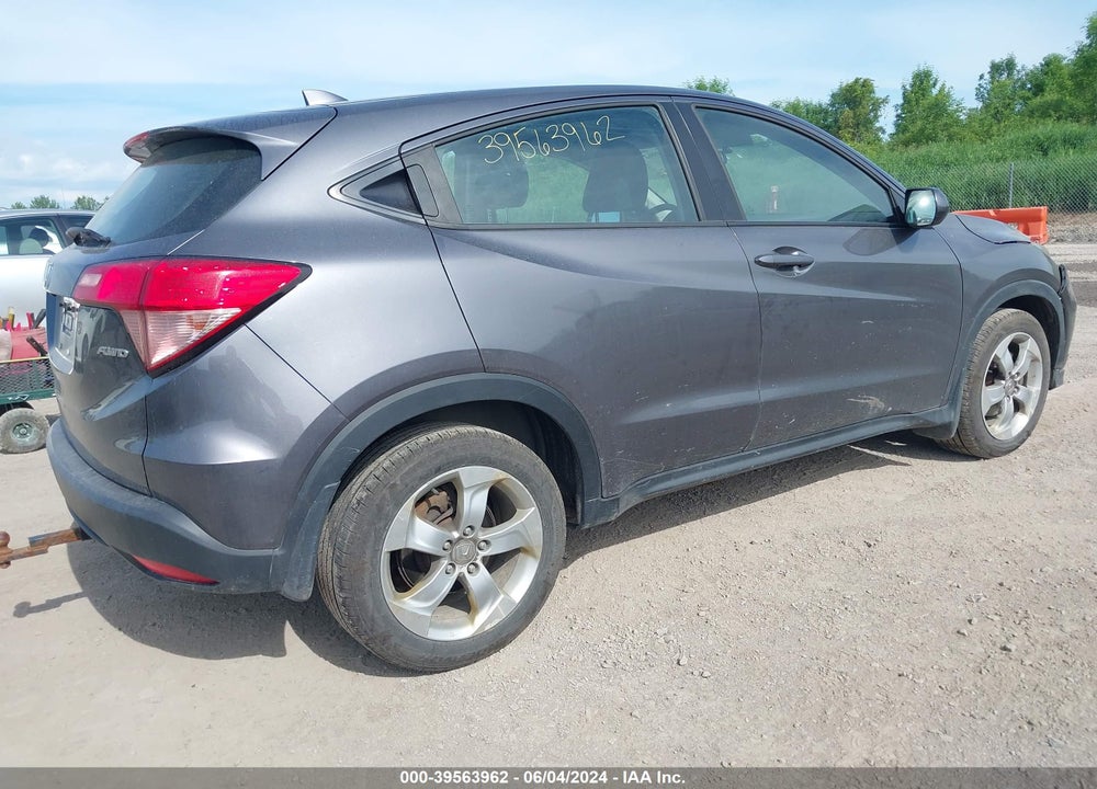 2016 HONDA HR-V LX VIN: 3CZRU6H3XGM744798