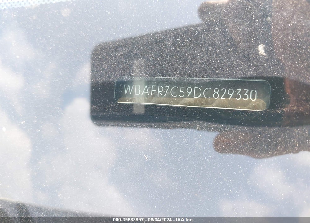 2013 BMW 535I VIN: WBAFR7C59DC829330