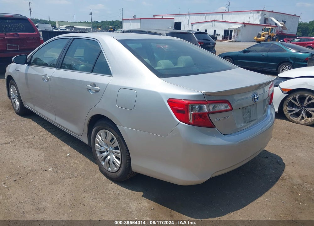 2014 TOYOTA CAMRY HYBRID LE VIN: 4T1BD1FK9EU112397