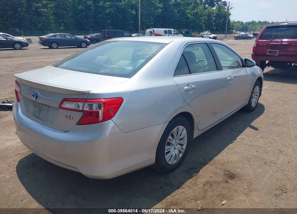 2014 TOYOTA CAMRY HYBRID LE VIN: 4T1BD1FK9EU112397