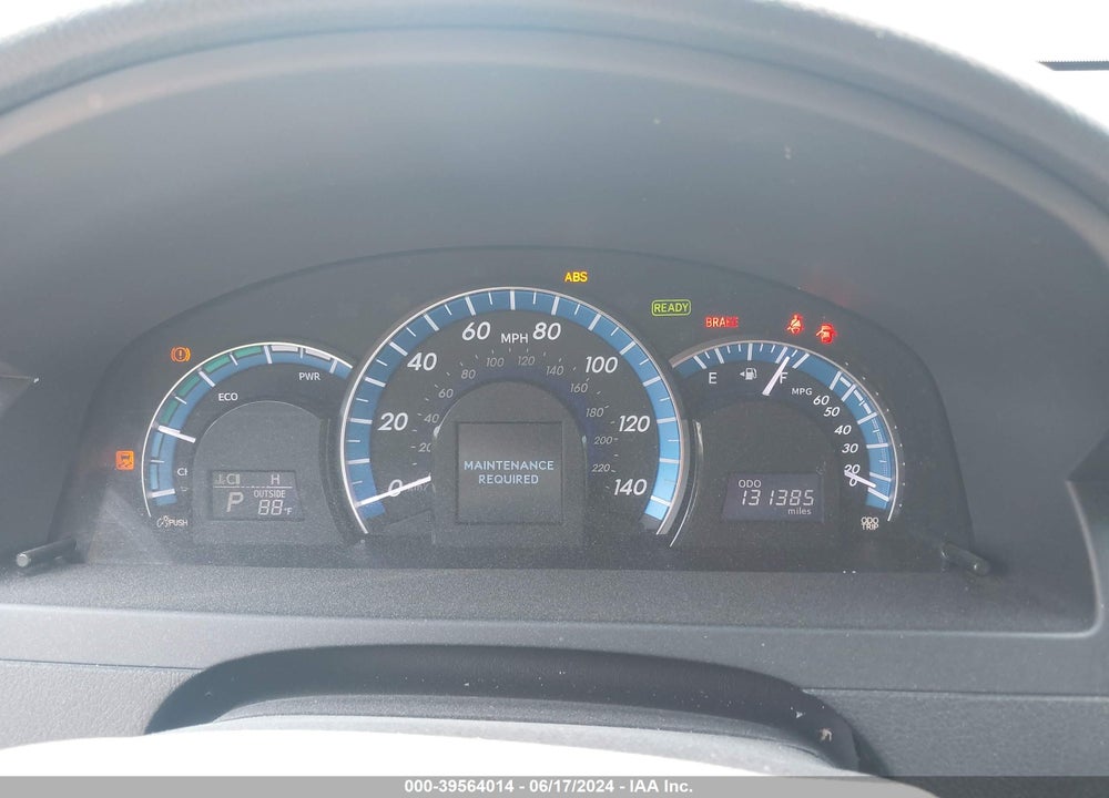 2014 TOYOTA CAMRY HYBRID LE VIN: 4T1BD1FK9EU112397
