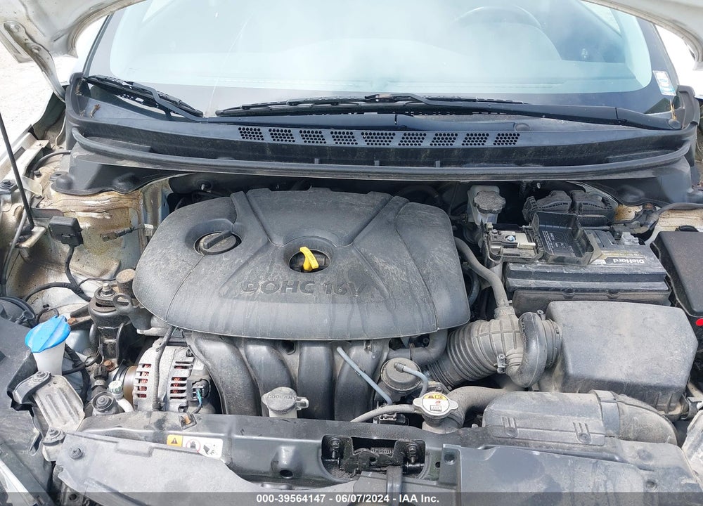2014 HYUNDAI ELANTRA LIMITED VIN: 5NPDH4AE7EH484707