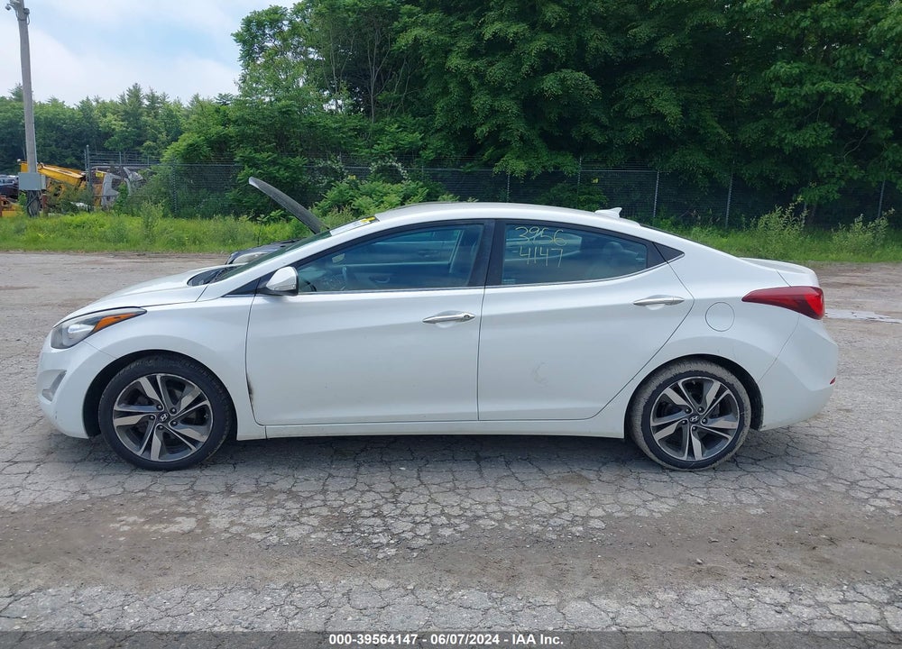 2014 HYUNDAI ELANTRA LIMITED VIN: 5NPDH4AE7EH484707