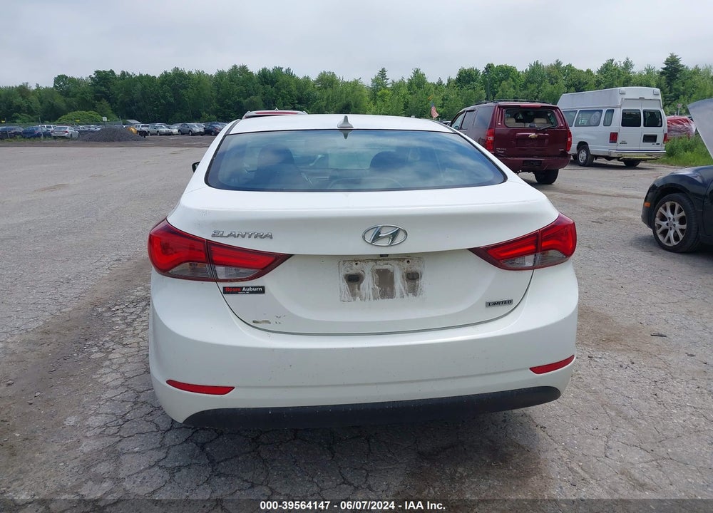 2014 HYUNDAI ELANTRA LIMITED VIN: 5NPDH4AE7EH484707