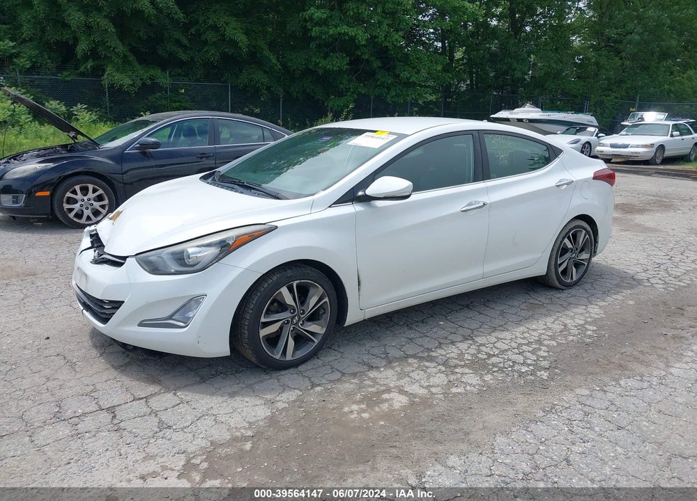 2014 HYUNDAI ELANTRA LIMITED VIN: 5NPDH4AE7EH484707