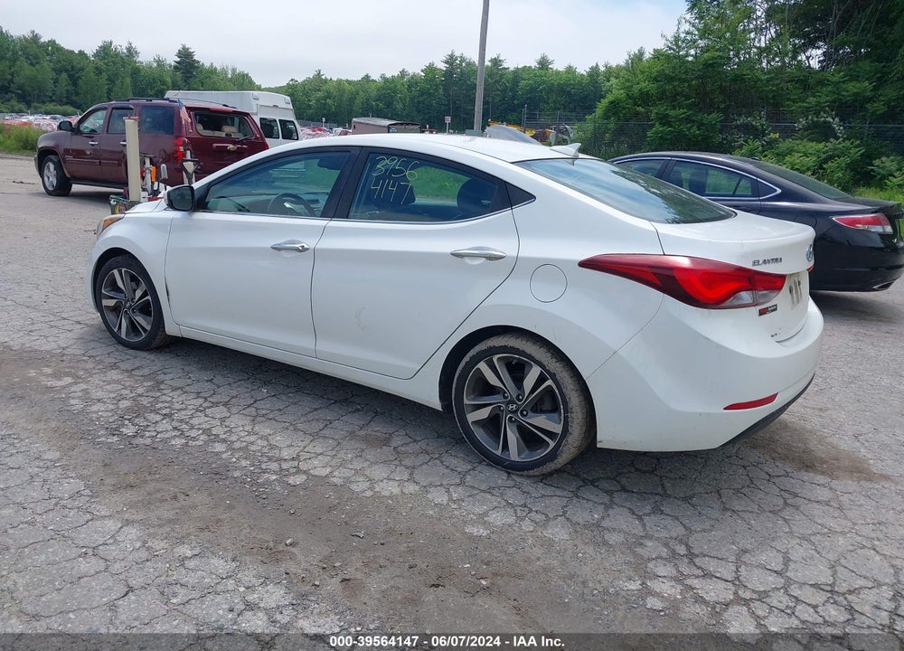 2014 HYUNDAI ELANTRA LIMITED VIN: 5NPDH4AE7EH484707