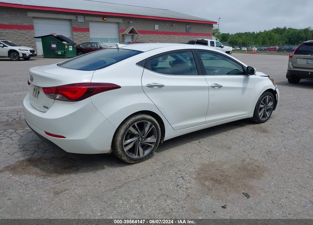 2014 HYUNDAI ELANTRA LIMITED VIN: 5NPDH4AE7EH484707