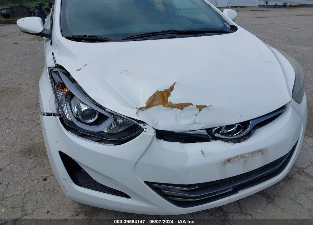 2014 HYUNDAI ELANTRA LIMITED VIN: 5NPDH4AE7EH484707