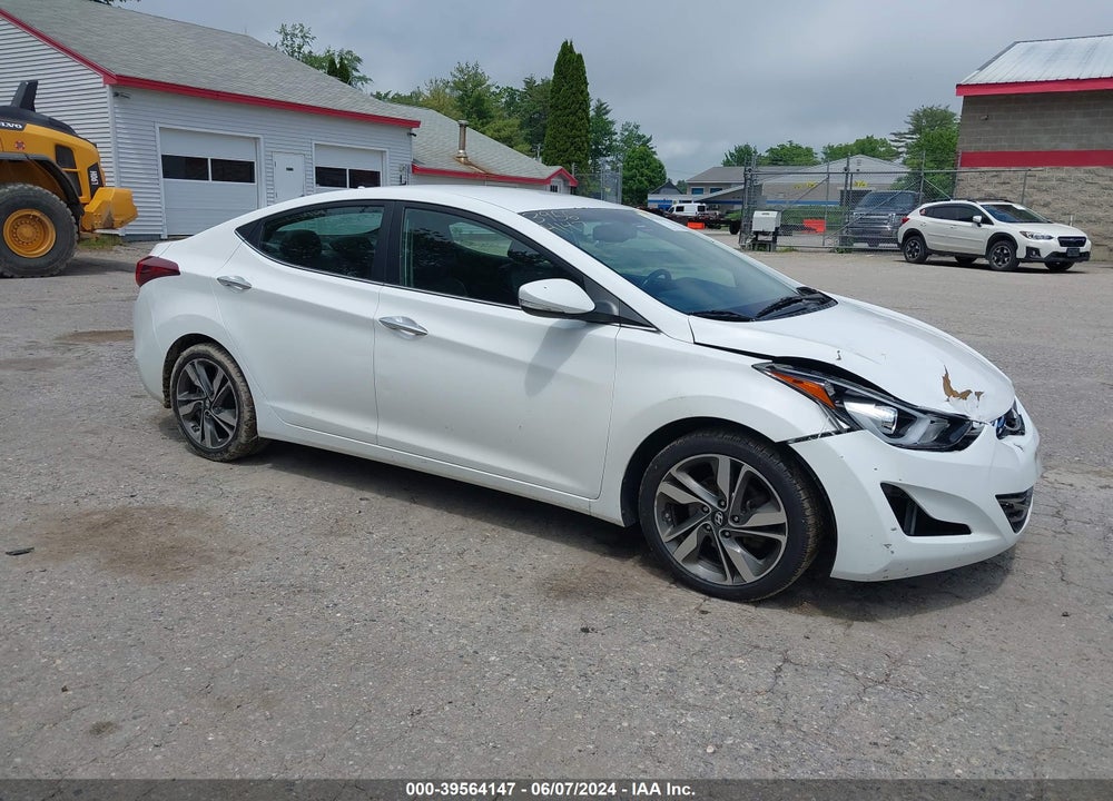 2014 HYUNDAI ELANTRA LIMITED VIN: 5NPDH4AE7EH484707