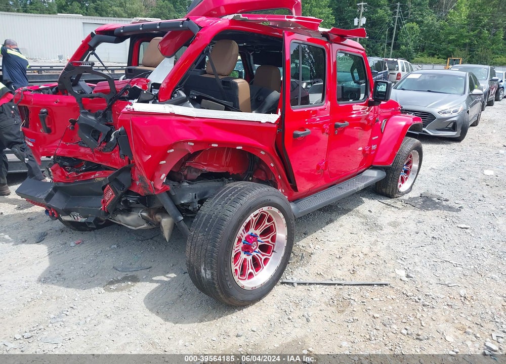2022 JEEP WRANGLER 4XE UNLIMITED SAHARA 4X4 VIN: 1C4JJXP64NW207564