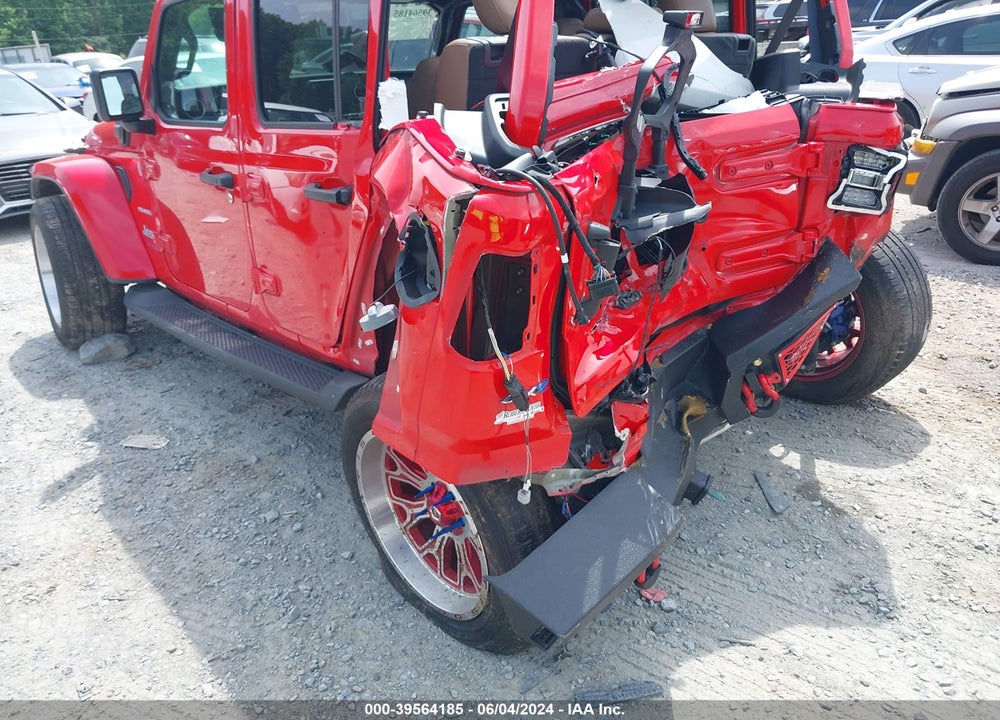 2022 JEEP WRANGLER 4XE UNLIMITED SAHARA 4X4 VIN: 1C4JJXP64NW207564