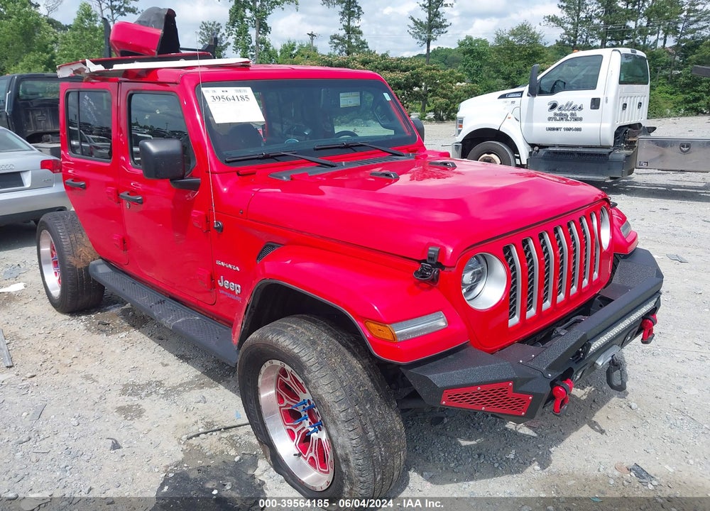 2022 JEEP WRANGLER 4XE UNLIMITED SAHARA 4X4 VIN: 1C4JJXP64NW207564